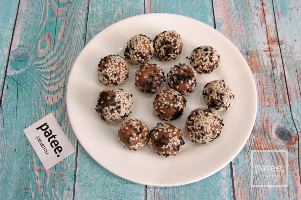 Домашние конфеты с кунжутом - Шаг 10