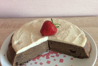 Брауни с кешью кремом