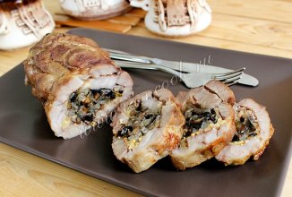 МЯСНОЙ РУЛЕТ С ГРИБАМИ