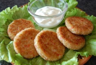 Котлети з крабових паличок