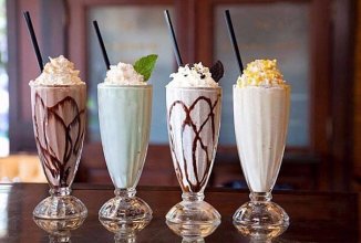 Кофейный молочный коктейль