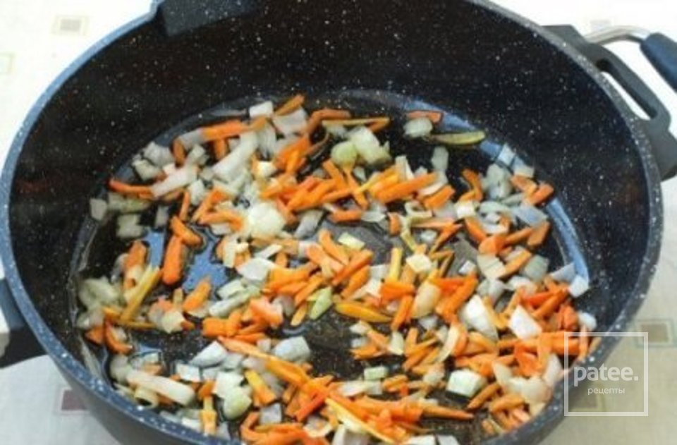 Кольорова капуста з печерицями в сметані - Шаг 2