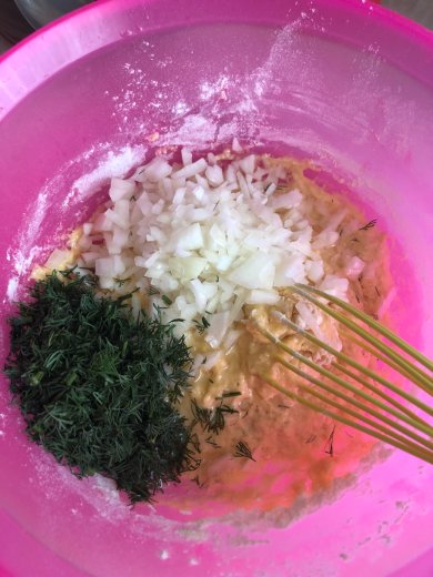 Заливной пирог из кабачков с сыром - Шаг 9