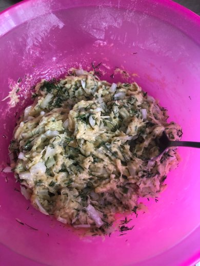 Заливной пирог из кабачков с сыром - Шаг 11