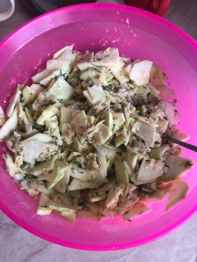 Заливной пирог из кабачков с сыром - Шаг 12