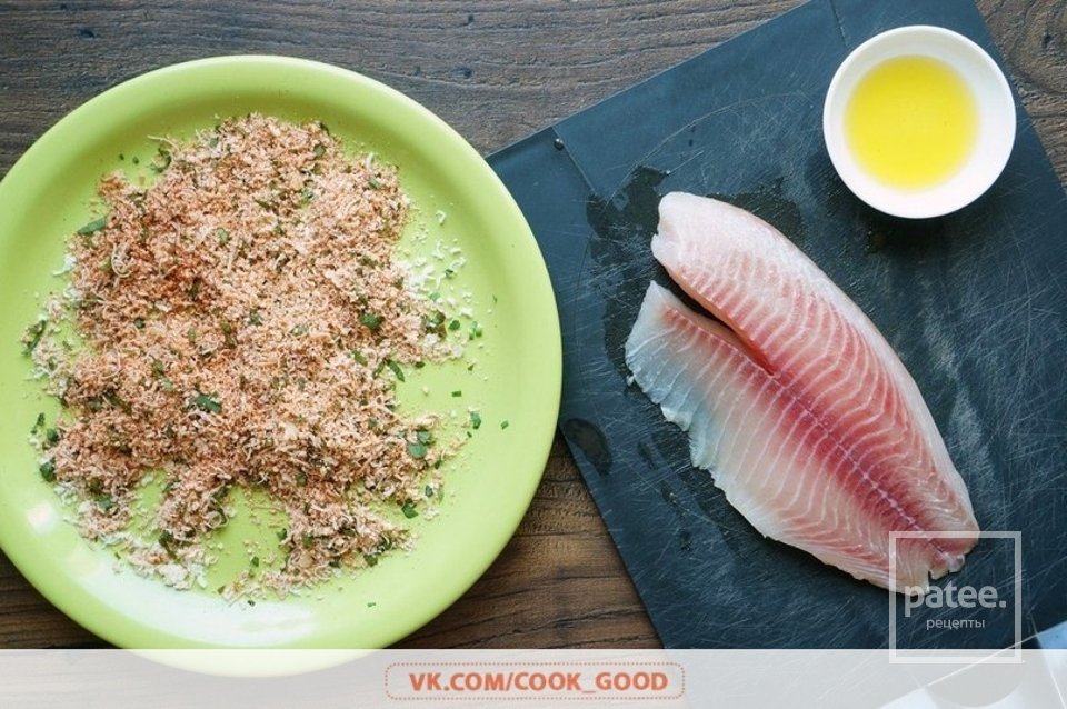 Телапия, панированная в сыре и специях - Шаг 2