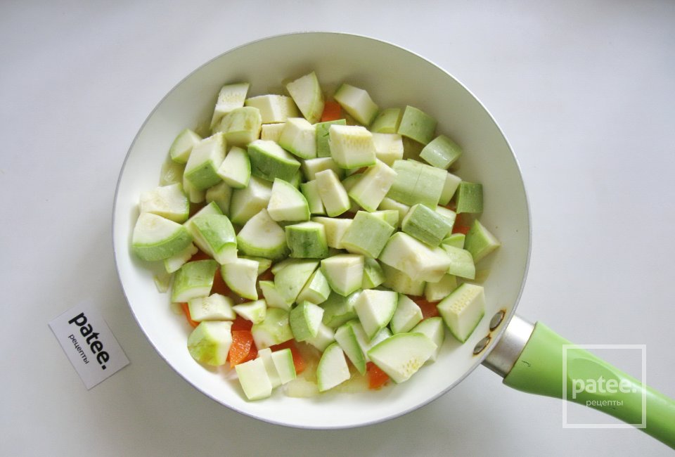 Овощное рагу с кабачками и рисом - Шаг 4