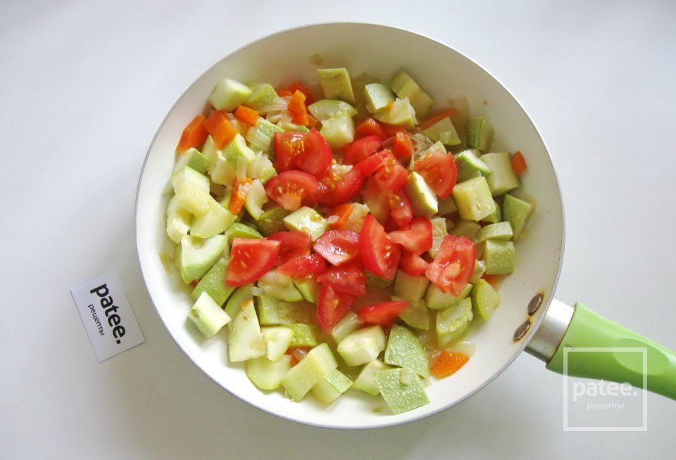 Овощное рагу с кабачками и рисом - Шаг 6