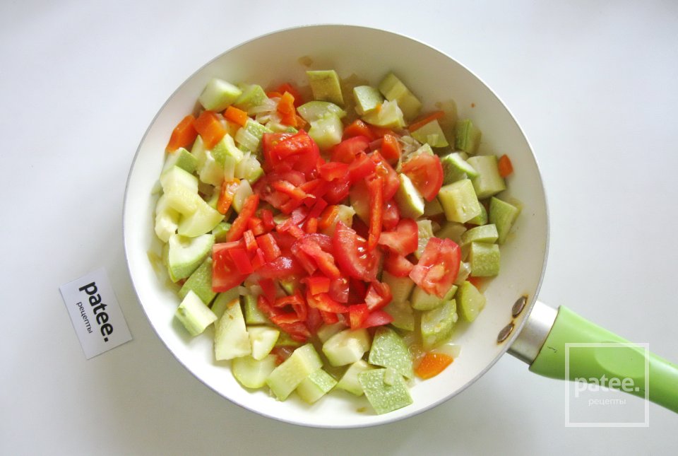 Овощное рагу с кабачками и рисом - Шаг 7