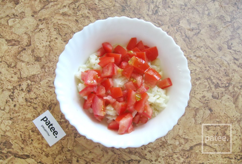 Салат с цветной капустой и помидором - Шаг 5