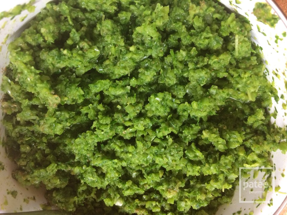 Рулет из индейки с зелёной аджикой. - Шаг 5