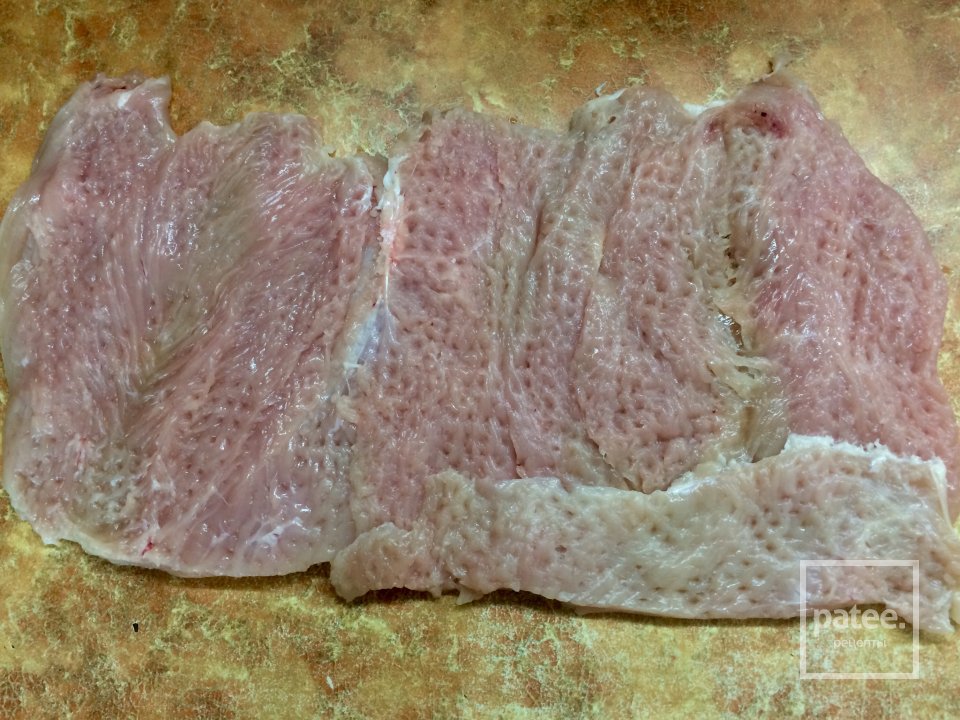 Рулет из индейки с зелёной аджикой. - Шаг 6