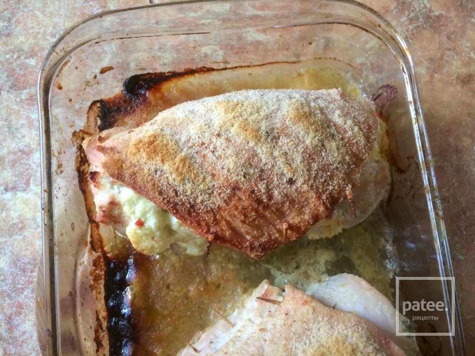 Рулет из индейки с зелёной аджикой. - Шаг 12