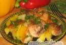 Картофель с курицей в мультиварке