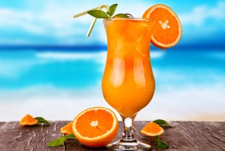 Апельсиновый крюшон с шампанским