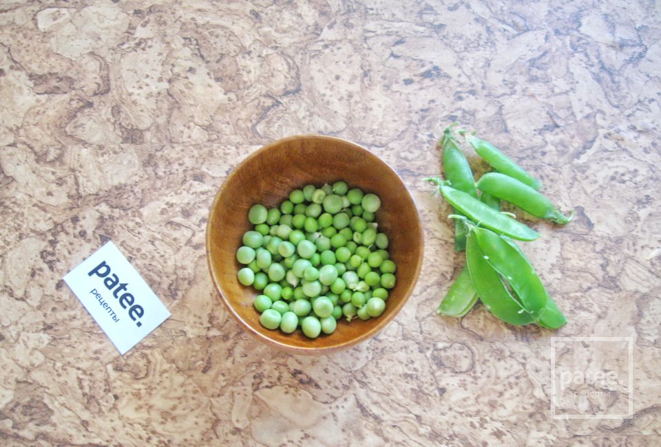 Суп с цветной капустой и свежим зеленым горошком - Шаг 6