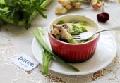 Жюльен с курицей и грибами в микроволновке