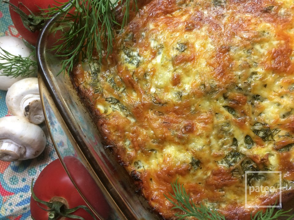 Картофельная запеканка с грибами. - Шаг 8