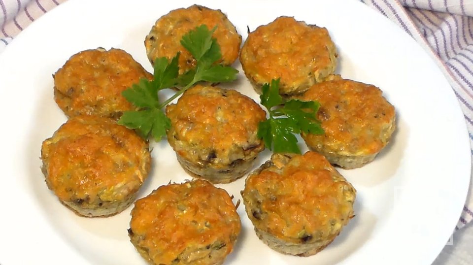 Кабачковые маффины с сыром - Шаг 12