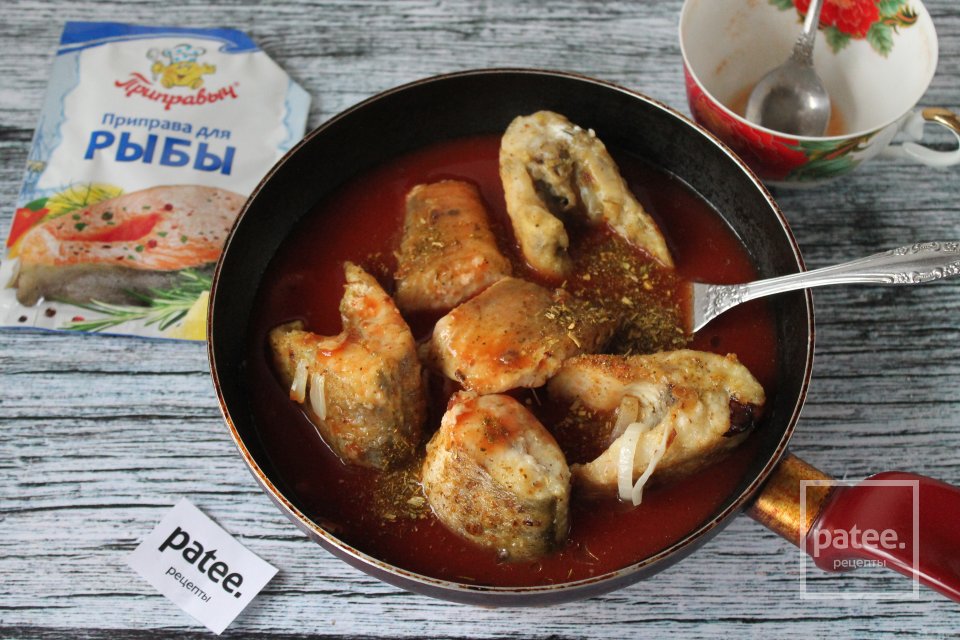 Судак в томатном соусе - Шаг 11