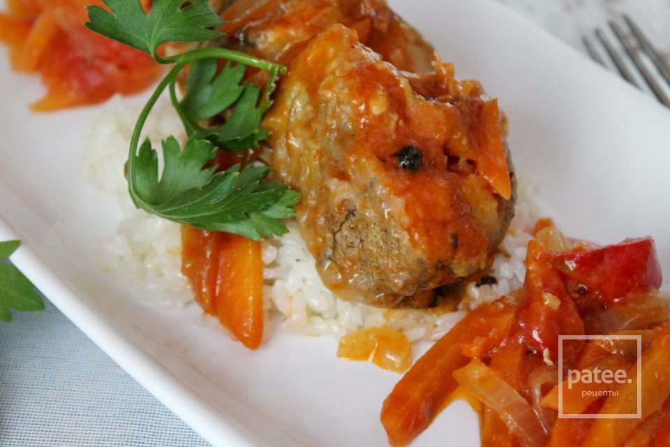 Судак в томатном соусе - Шаг 14