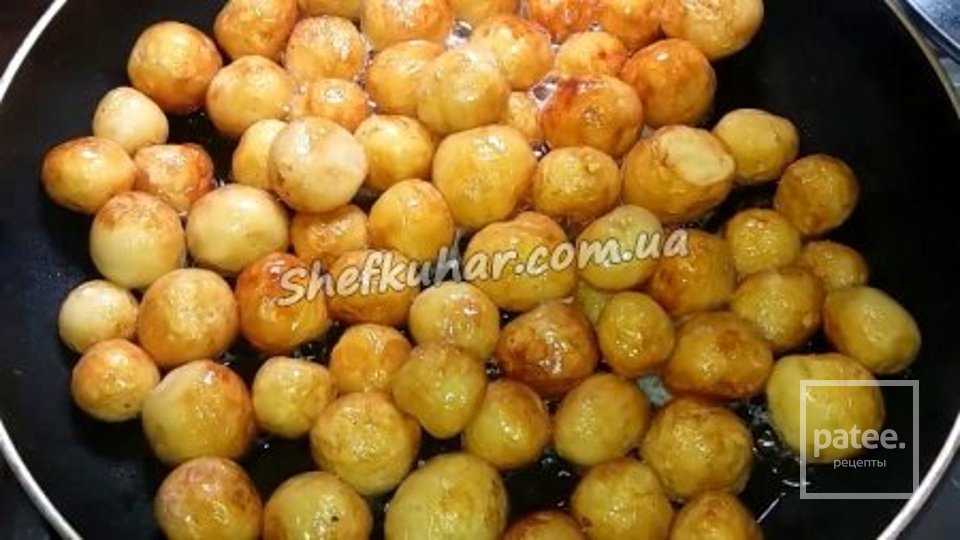 Картопля із шкварками - Шаг 3
