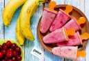 Банановое мороженое с вишней и сгущёнкой