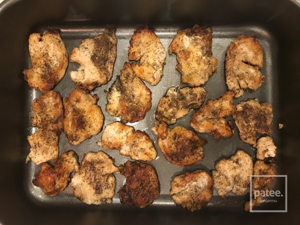 Медальоны из филе цыплёнка-бройлера с кусочками Хамона и с соусом Сальса🇪🇸 - Шаг 4