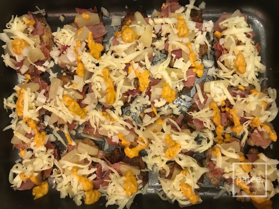 Медальоны из филе цыплёнка-бройлера с кусочками Хамона и с соусом Сальса🇪🇸 - Шаг 8