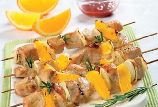 Шашлык с апельсином