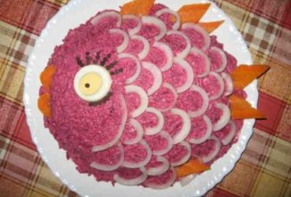 Салат "Рыба под шубой"