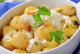 Картофель в сметане