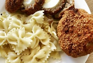 Котлетки с яйцом