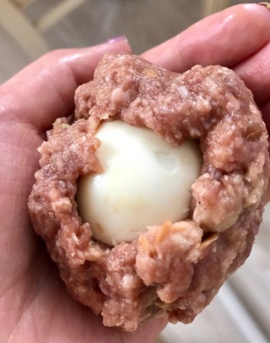 Котлетки с яйцом - Шаг 4