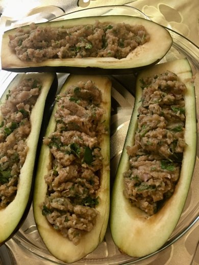 БАКЛАЖАНЫ🍆 ПО-АРАБСКИ - Шаг 1