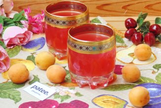 Кисель из абрикосов и вишен