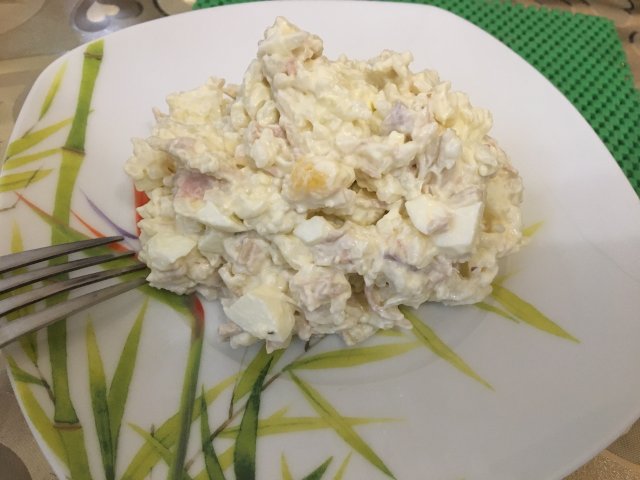 Кальмаровый салат из детства☺️или «мамин салат»