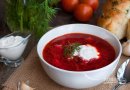 Очень вкусный борщ