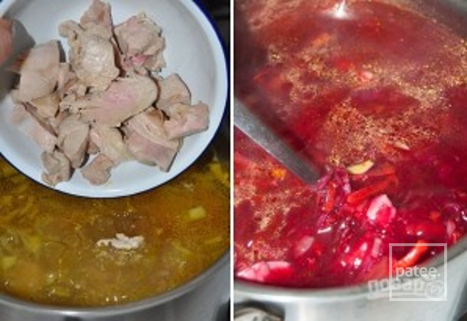 Очень вкусный борщ - Шаг 7