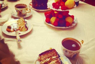 Торт Яблоко-корица-карамель