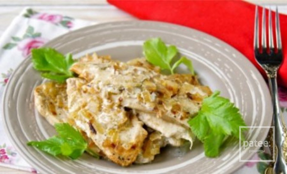 Куриная грудка в сливках - Шаг 5