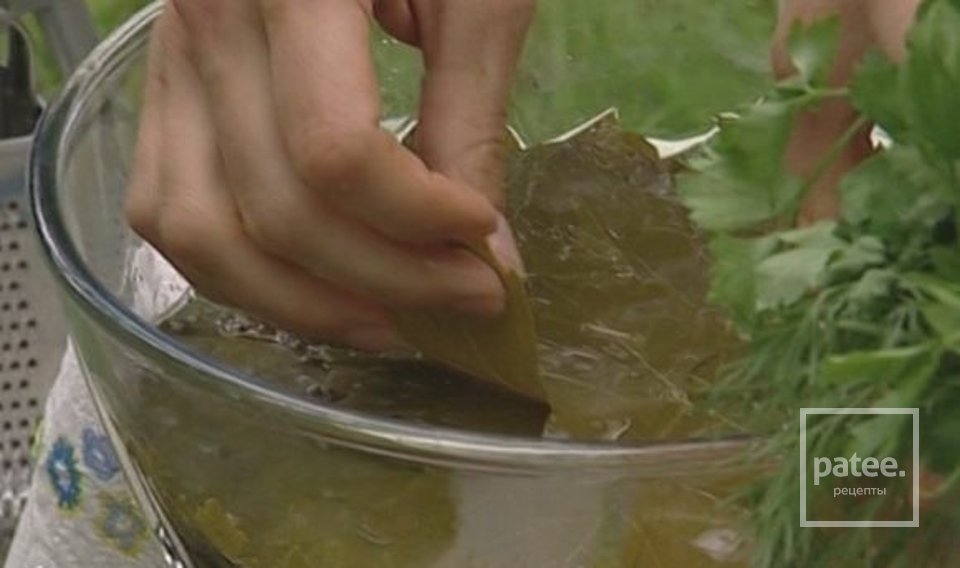 Семга в виноградных листьях на гриле - Шаг 1