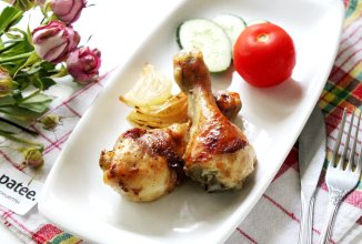 Куриные голени зажаренные в духовке