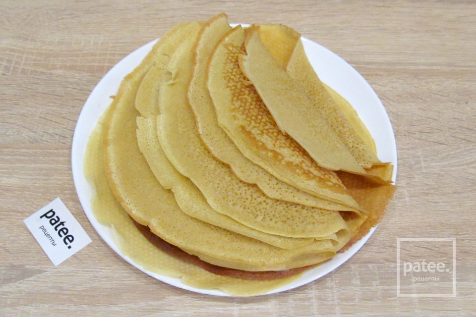 Блины из цельнозерновой муки - Шаг 12