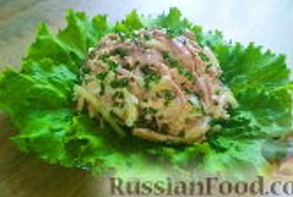 Мясной салат по-сибирски