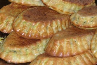 Кабачковые кексики с беконом и зеленью!