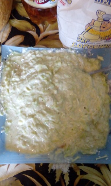 Кабачковые оладьи на скорую руку. - Шаг 7