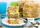 Торт Генерал с маком, орехами и изюмом