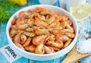 Как варить варено-мороженные креветки