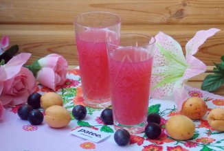 Кисель из абрикосов и терна